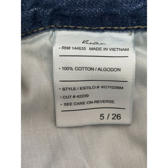 KanCan Eloise High Rise Straight Leg Jeans in Medium Wash - Sz 5/26 - NWT - Picture 7 of 8